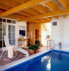 ferienhaus mit pool und sauna