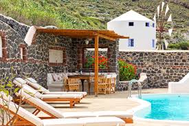 santorini ferienhaus mit pool