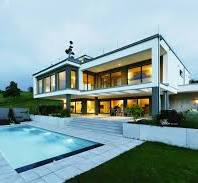 haus mit pool