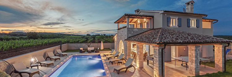 villen mit pool istrien