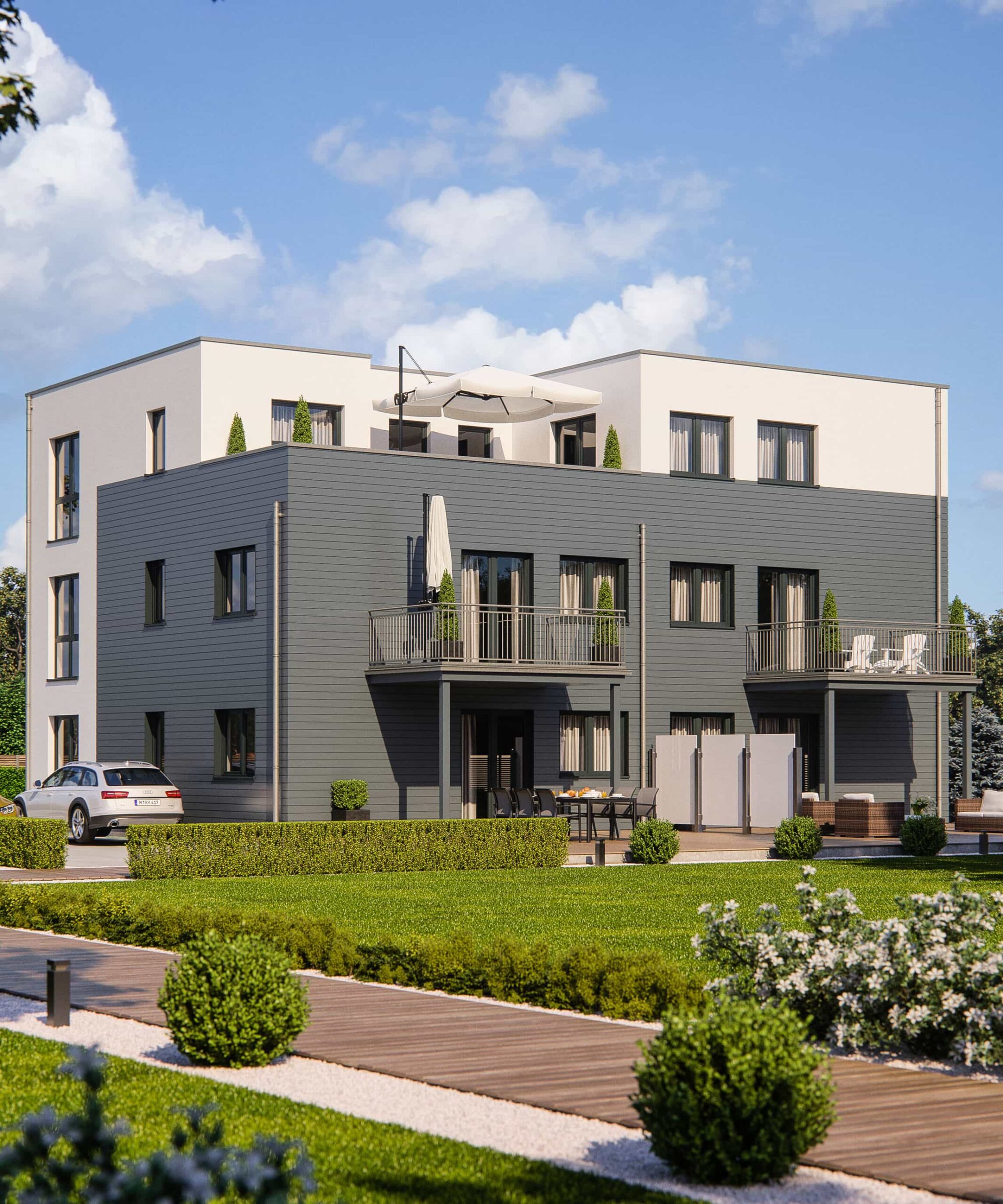 5 familienhaus mit penthaus
