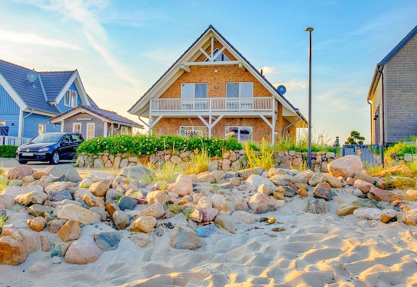 ferienhaus ostsee mit pool und meerblick